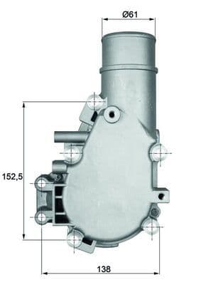 termostat,lichid racire MAHLE TI 136 79
