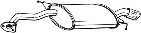 Toba esapament finala BOSAL 177-003
