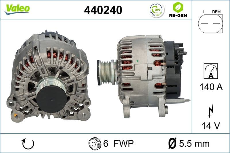 Generator / Alternator VALEO 440240