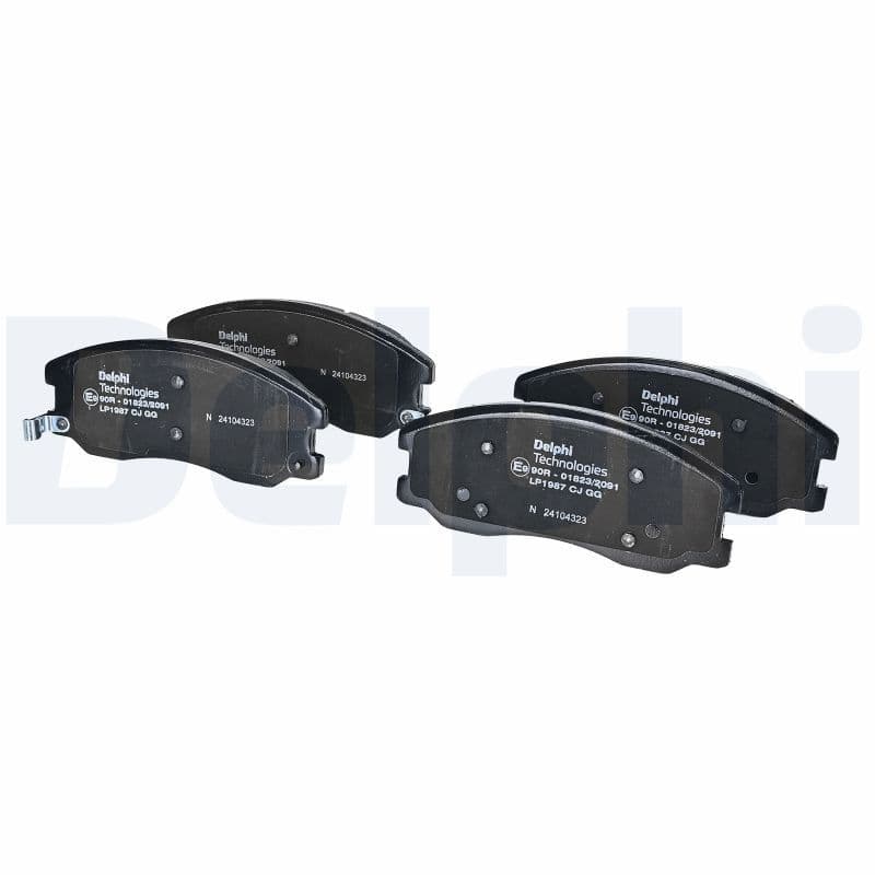 set placute frana,frana disc DELPHI LP1987