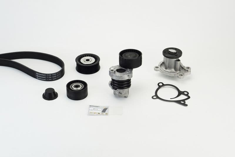 Pompa apa + Set curea transmisie cu caneluri CONTINENTAL CTAM 7PK1605WP1