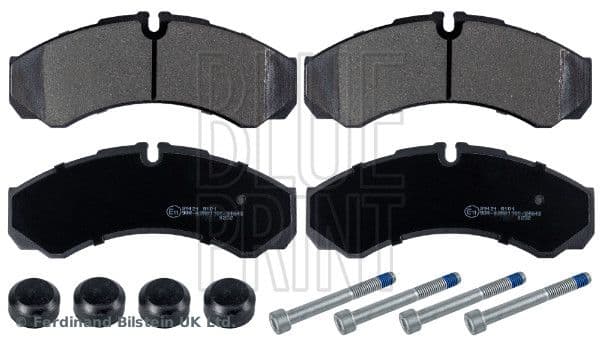 set placute frana,frana disc BLUE PRINT ADL144226