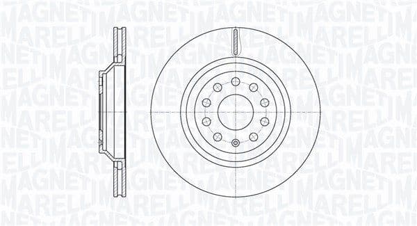 Disc frana MAGNETI MARELLI 361302040735