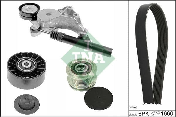 Set curea transmisie cu caneluri Schaeffler INA 529 0471 20