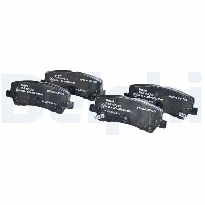 set placute frana,frana disc DELPHI LP3254