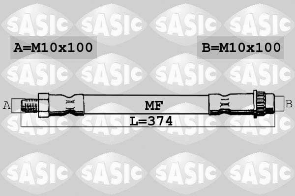 Furtun frana SASIC SBH4089