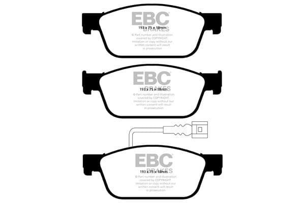 set placute frana,frana disc EBC Brakes DP42096R