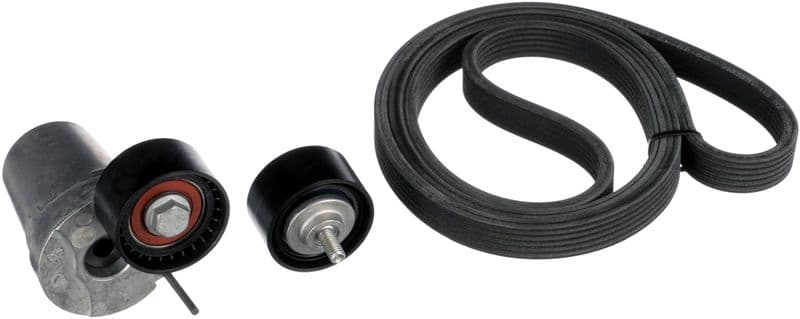 Set curea transmisie cu caneluri GATES Micro-V® K016DPK1817