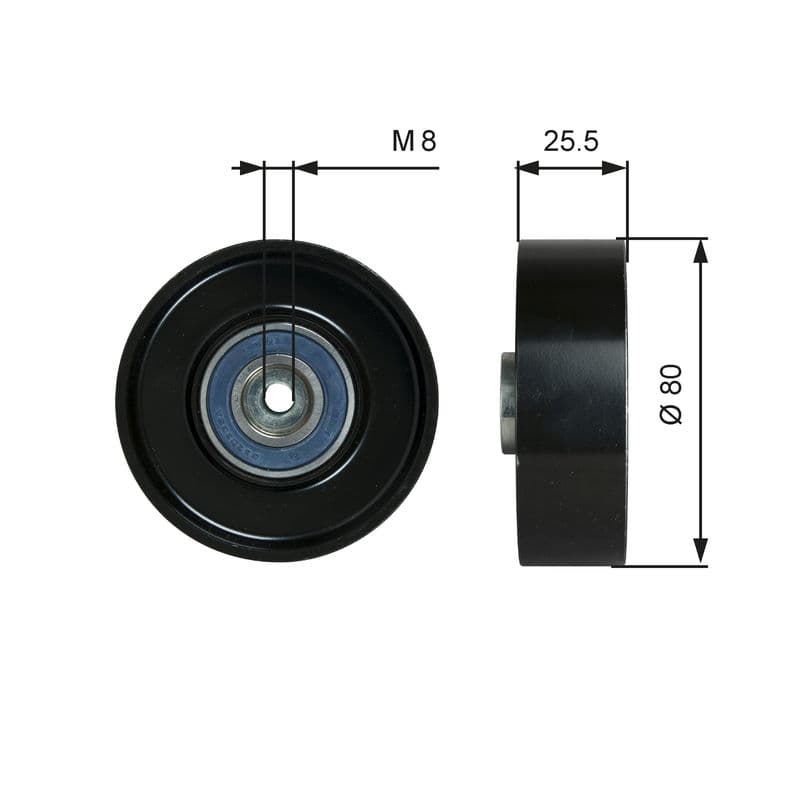 rola intinzator,curea transmisie GATES T38089