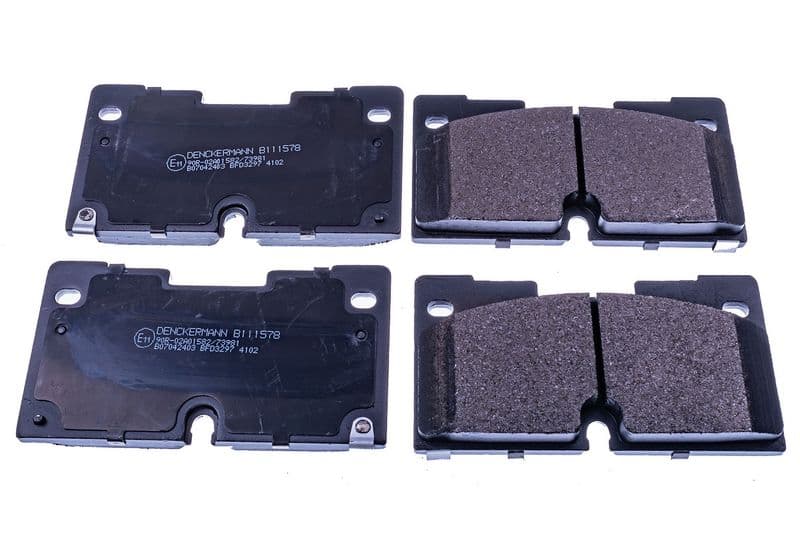 set placute frana,frana disc DENCKERMANN B111578