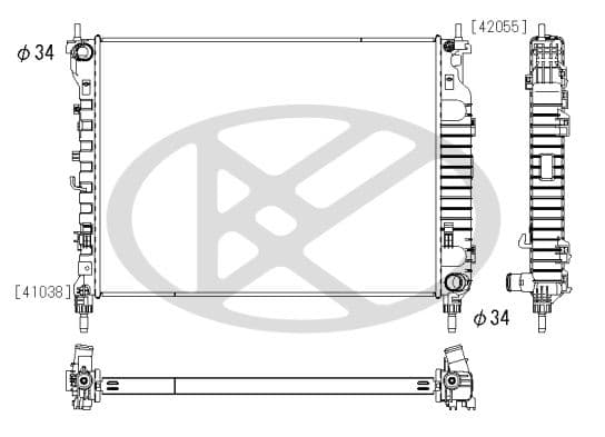 Radiator, racire motor KOYORAD PL313373