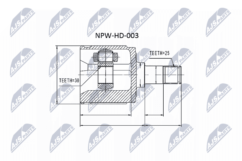 Set articulatie, planetara NTY NPW-HD-003