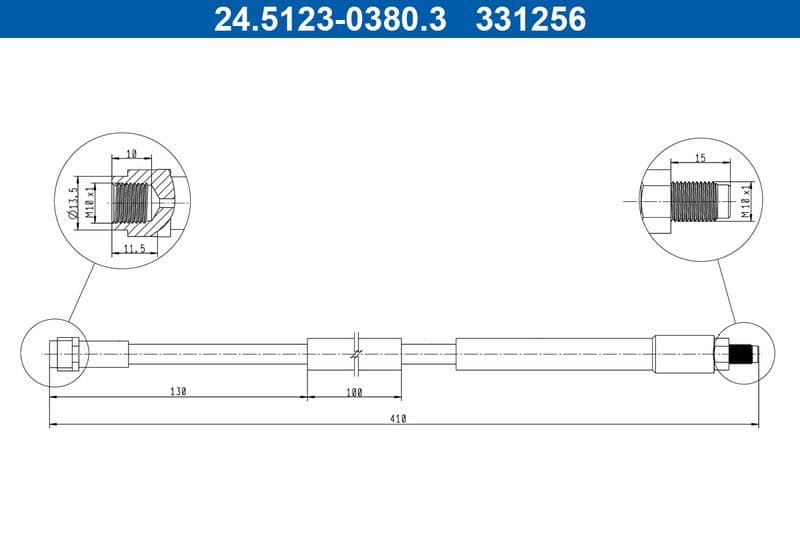 Furtun frana ATE 24.5123-0380.3