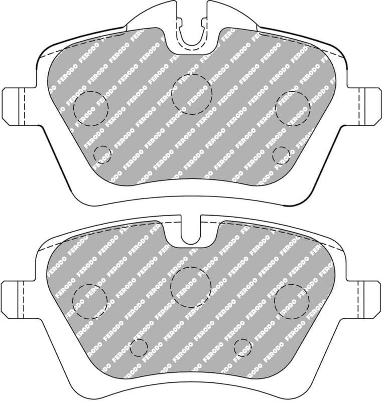 set placute frana,frana disc FERODO RACING DS1.11 FCP4080W
