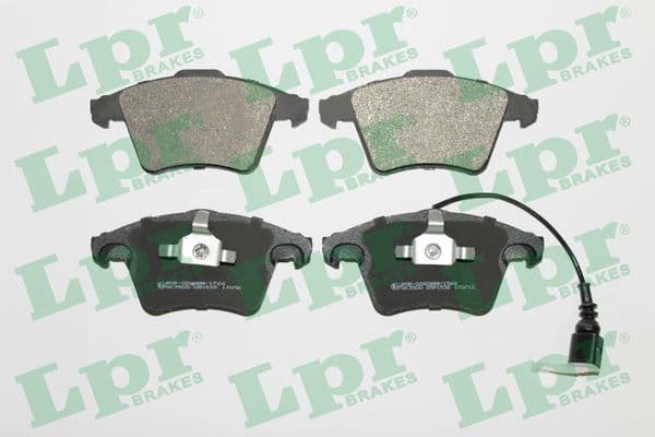 set placute frana,frana disc LPR 05P1536