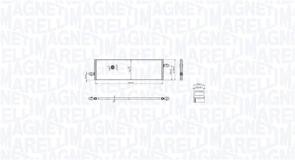 Radiator, racire motor MAGNETI MARELLI 350213217100