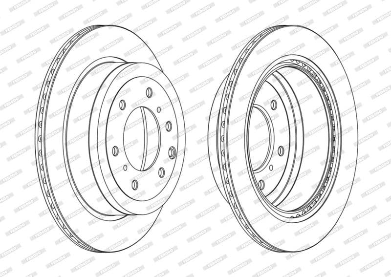Disc frana FERODO PREMIER DDF1965C