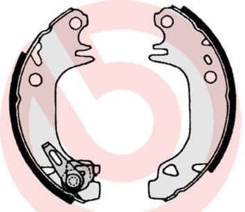 Set saboti frana BREMBO ESSENTIAL LINE S 61 513