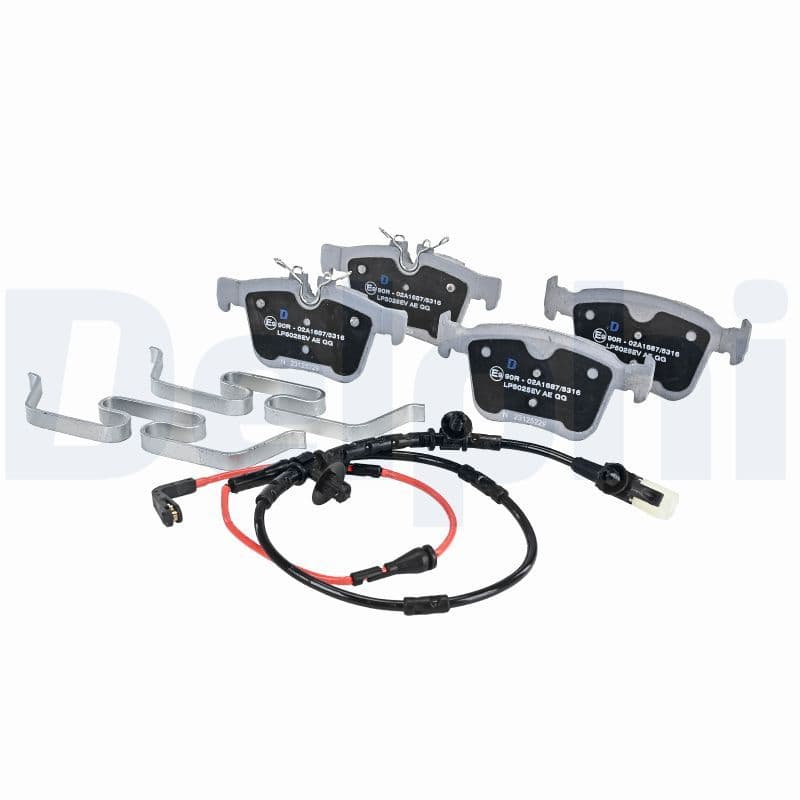 set placute frana,frana disc DELPHI LP5025EV