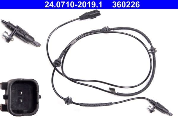senzor,turatie roata ATE 24.0710-2019.1