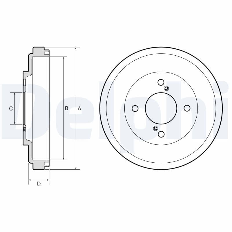 Tambur frana DELPHI BF673