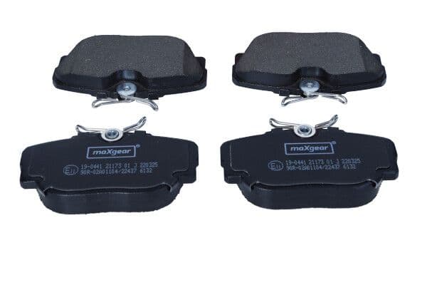 set placute frana,frana disc MAXGEAR 19-0441