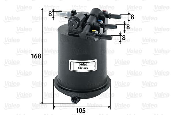 filtru combustibil VALEO 587530
