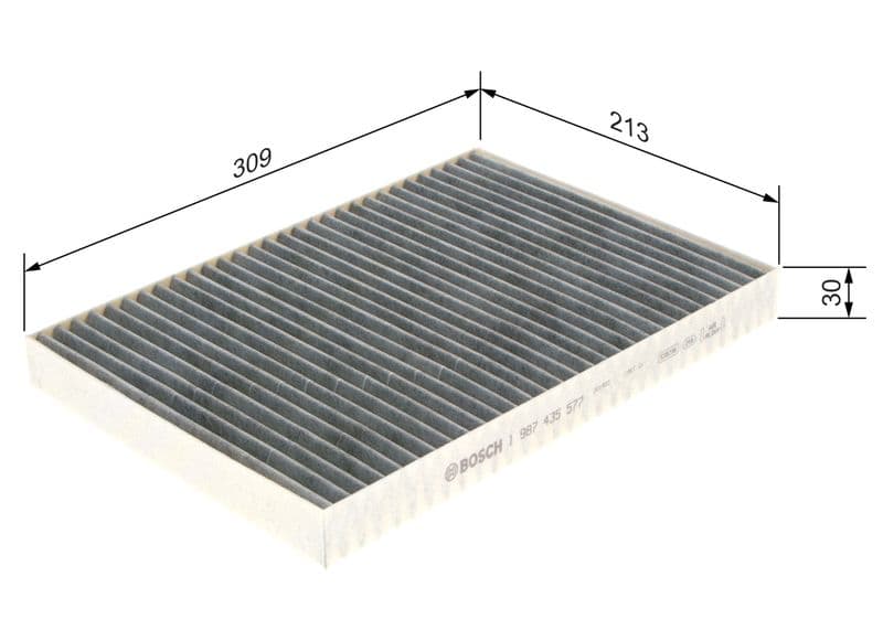 Filtru, aer habitaclu BOSCH 1 987 435 577