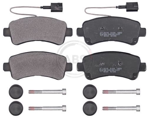 set placute frana,frana disc A.B.S. 35116