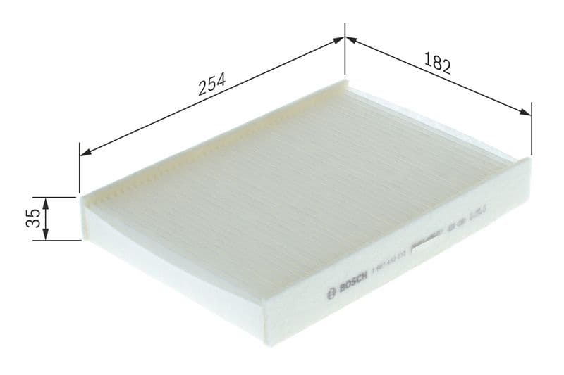 Filtru, aer habitaclu BOSCH 1 987 432 272