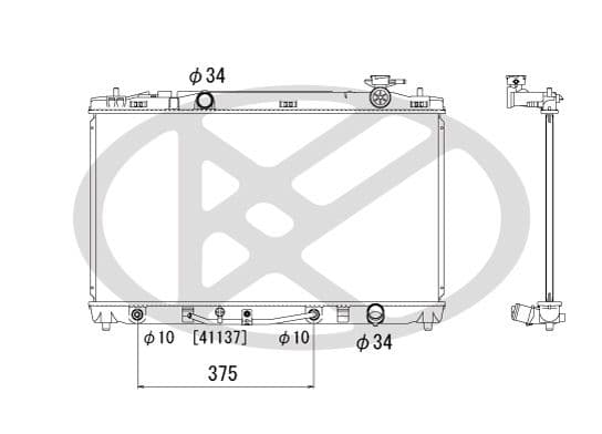 Radiator, racire motor KOYORAD PL011981R