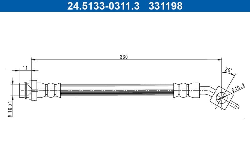 Furtun frana ATE 24.5133-0311.3