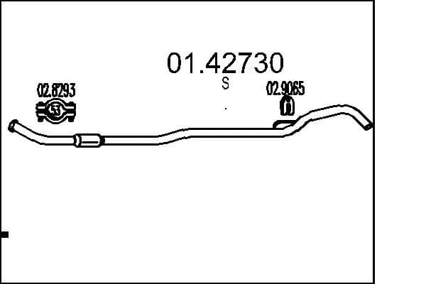 Racord evacuare MTS 01.42730