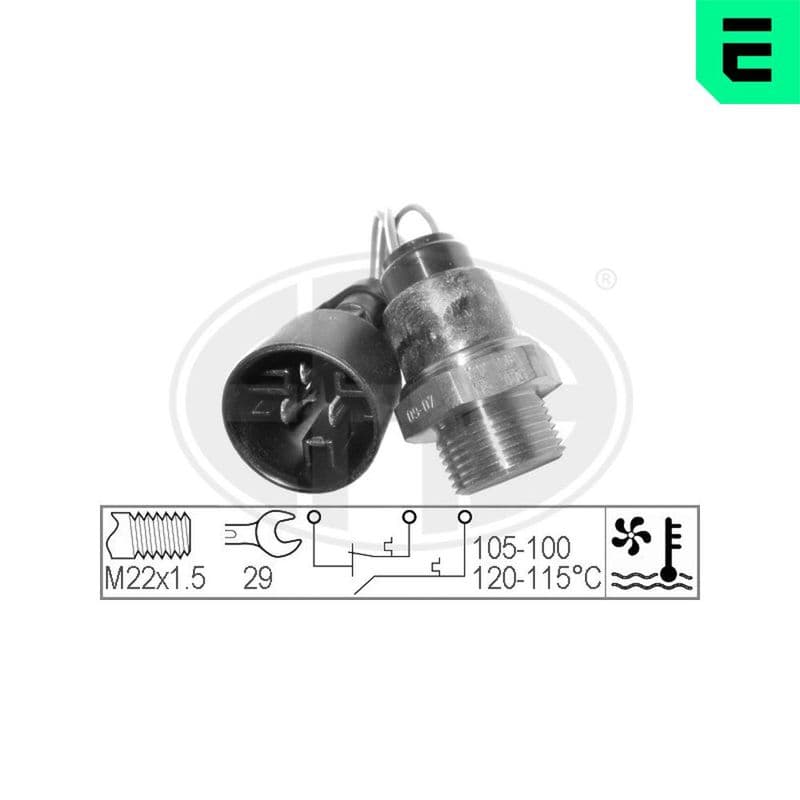 Comutator temperatura, ventilator radiator ERA 330225