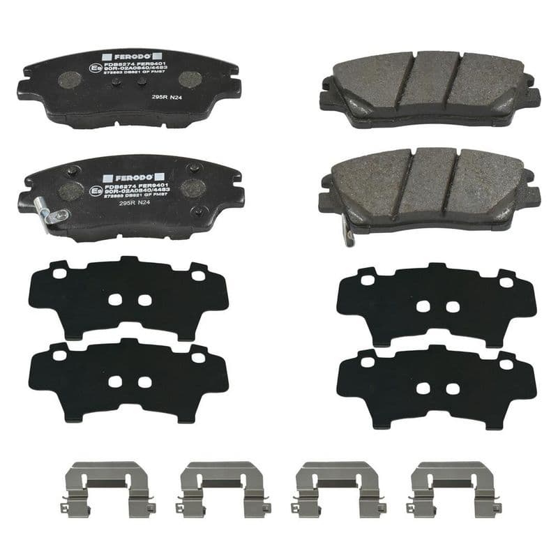 set placute frana,frana disc FERODO PREMIER ECO FRICTION FDB5274
