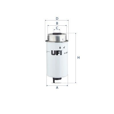 filtru combustibil UFI 24.457.00
