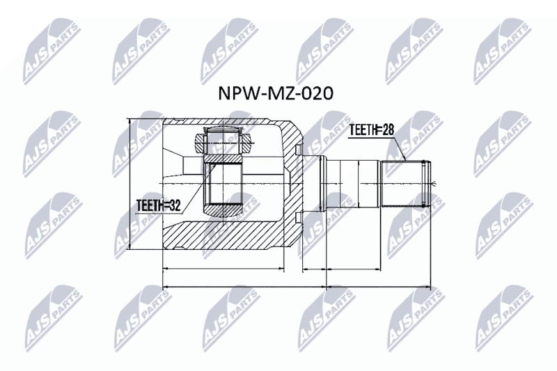 Set articulatie, planetara NTY NPW-MZ-020