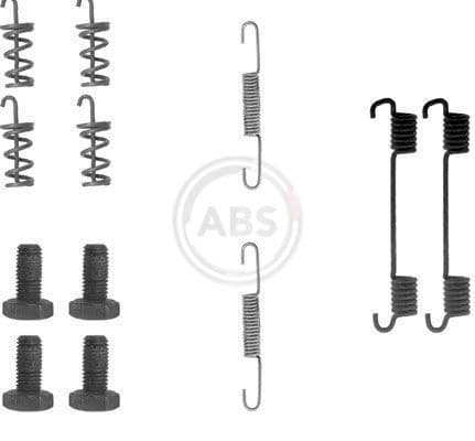 set accesorii, saboti frana parcare ABS 0622Q