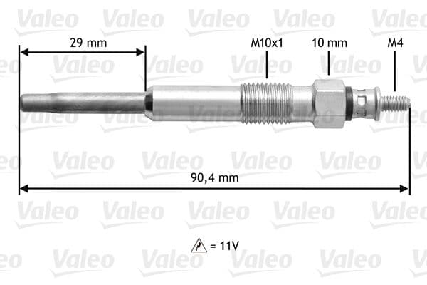 Bujie incandescenta VALEO 345102