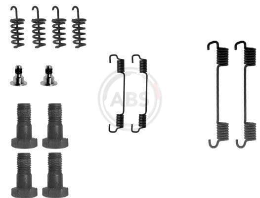 set accesorii, saboti frana parcare ABS 0716Q