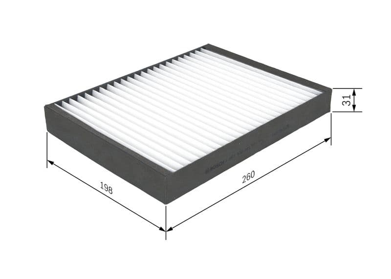 Filtru, aer habitaclu BOSCH 1 987 432 221