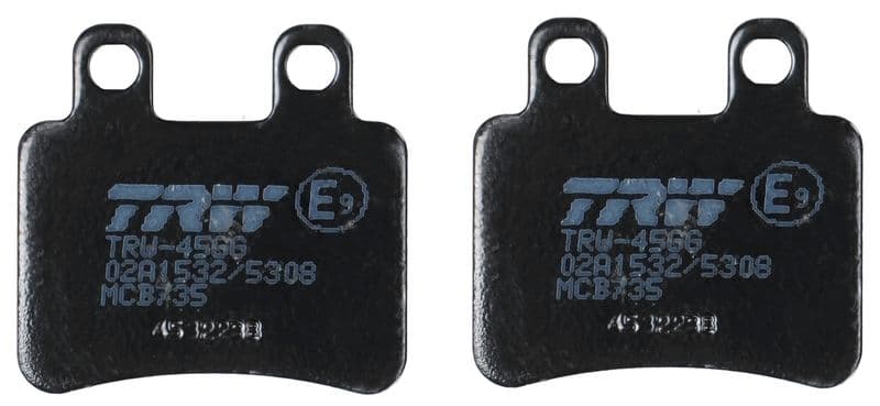 set placute frana,frana disc TRW Organic Allround MCB735