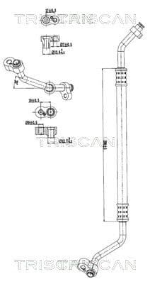 conducta presiune variabila,aer conditionat TRISCAN 9010 23003