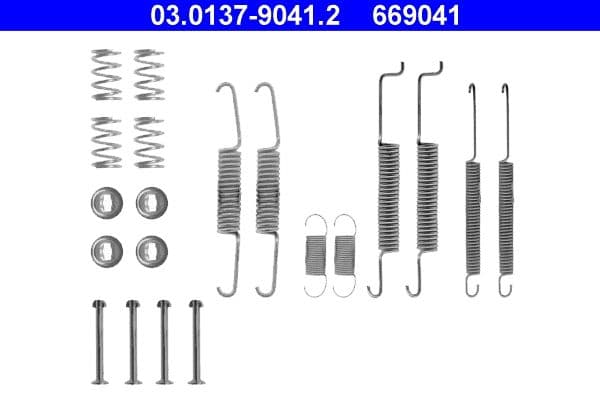 Set accesorii, sabot de frana ATE 03.0137-9041.2