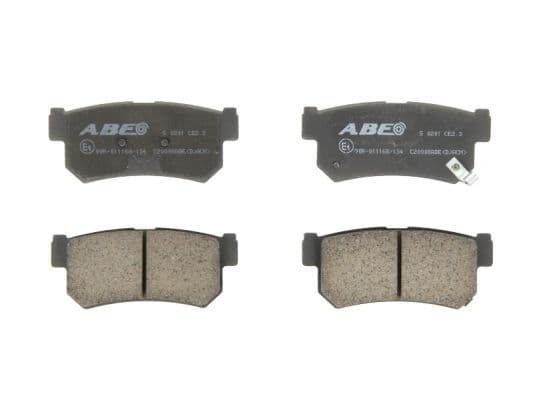 set placute frana,frana disc ABE C20008ABE