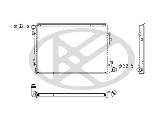 Radiator, racire motor KOYORAD PL452447