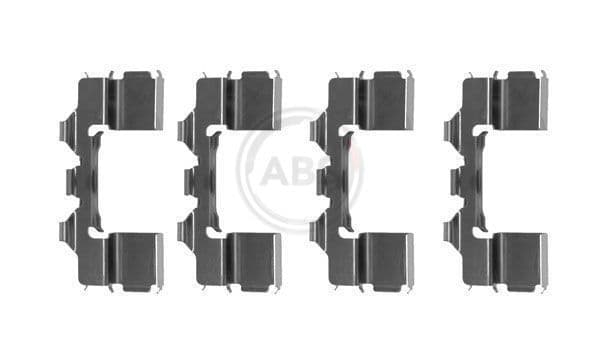 Set accesorii, placute frana ABS 1104Q