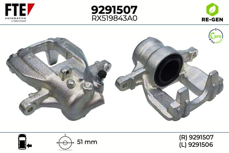 Etrier frana FTE 9291507