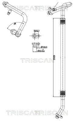 conducta presiune variabila,aer conditionat TRISCAN 9010 10022