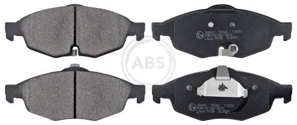set placute frana,frana disc ABS 38869